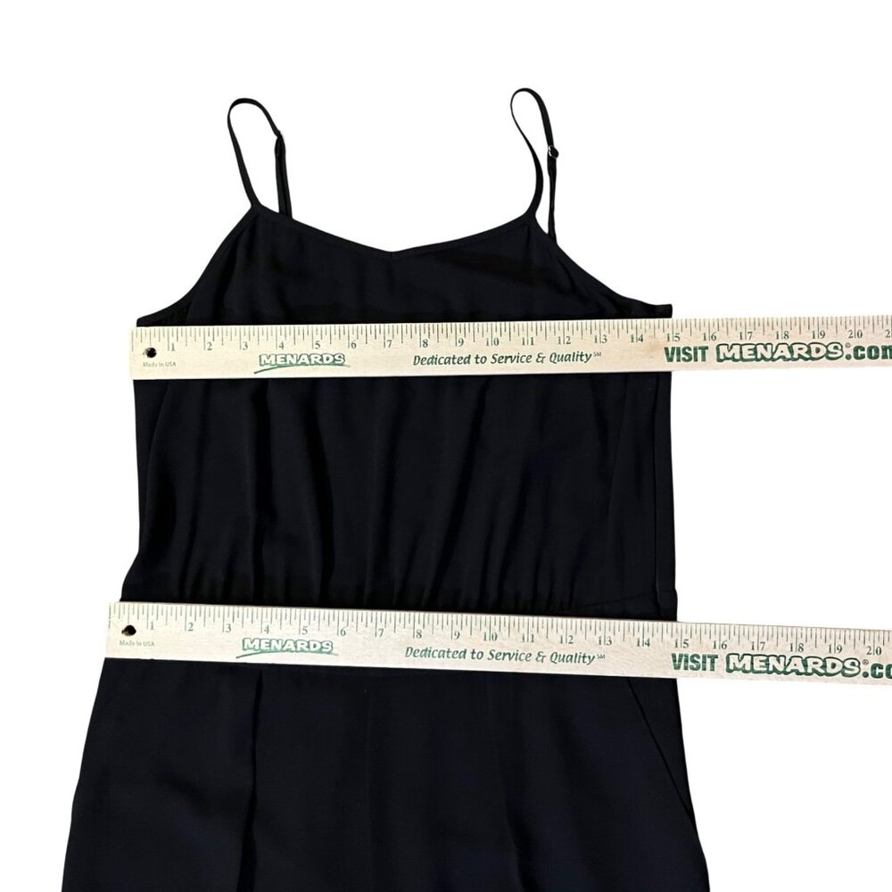 Banana Republic Black Jumpsuit Women’s 2 Sleeveless Side Zip Used - Picture 11 of 13